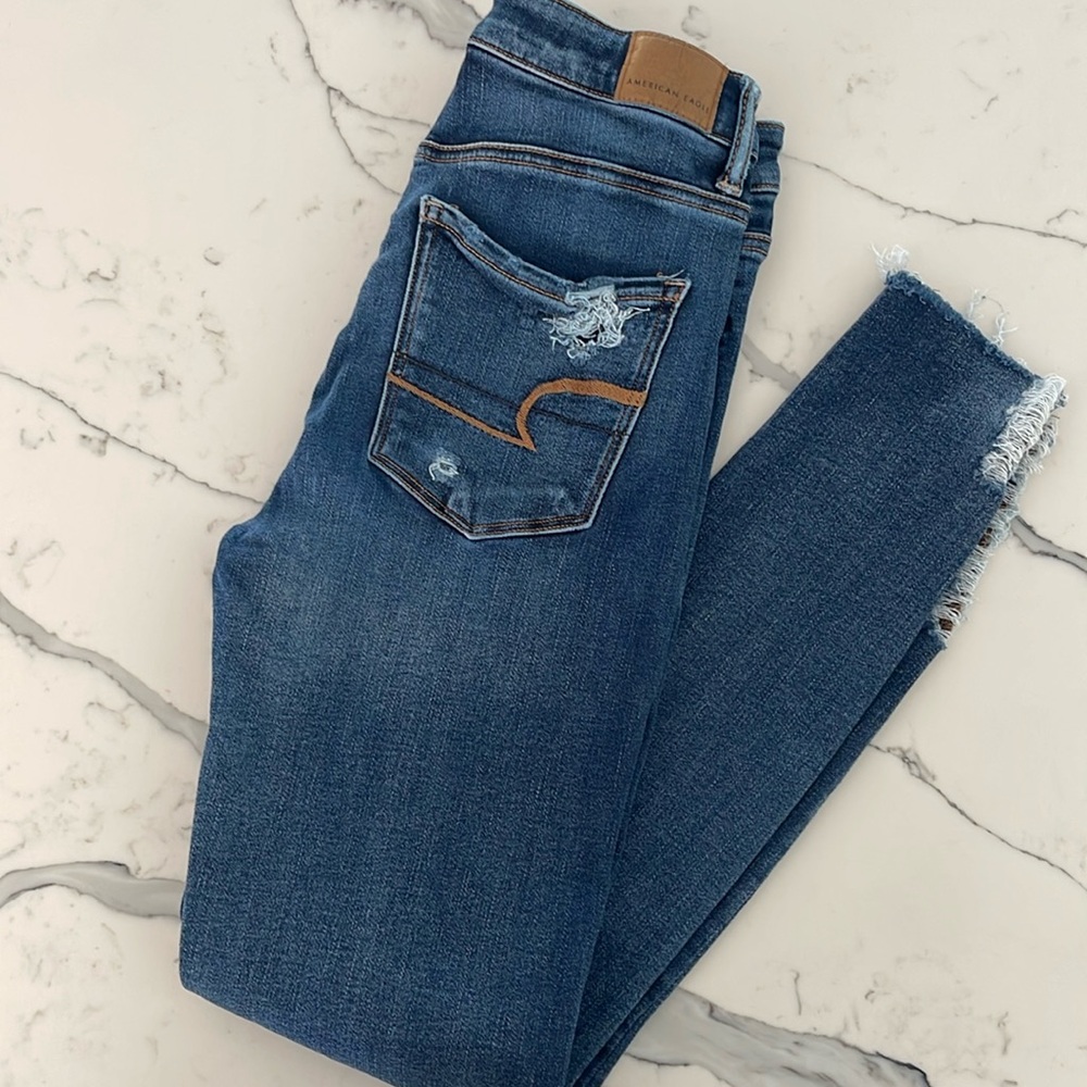 AE Super Hi-Rise Jegging Size 4